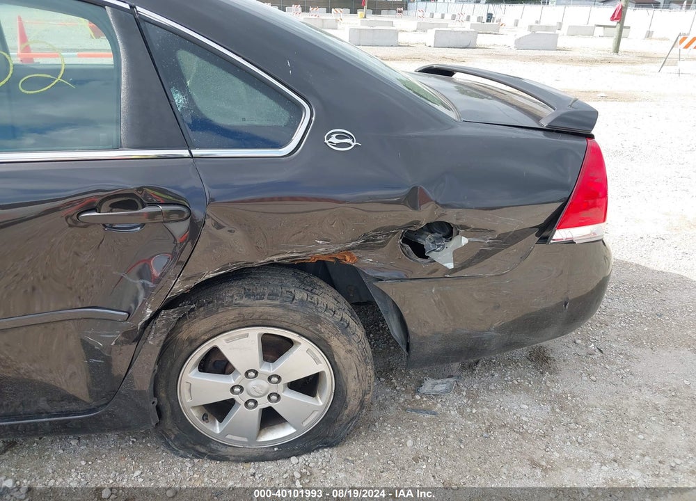 2008 CHEVROLET IMPALA LT VIN: 2G1WT58K781211273