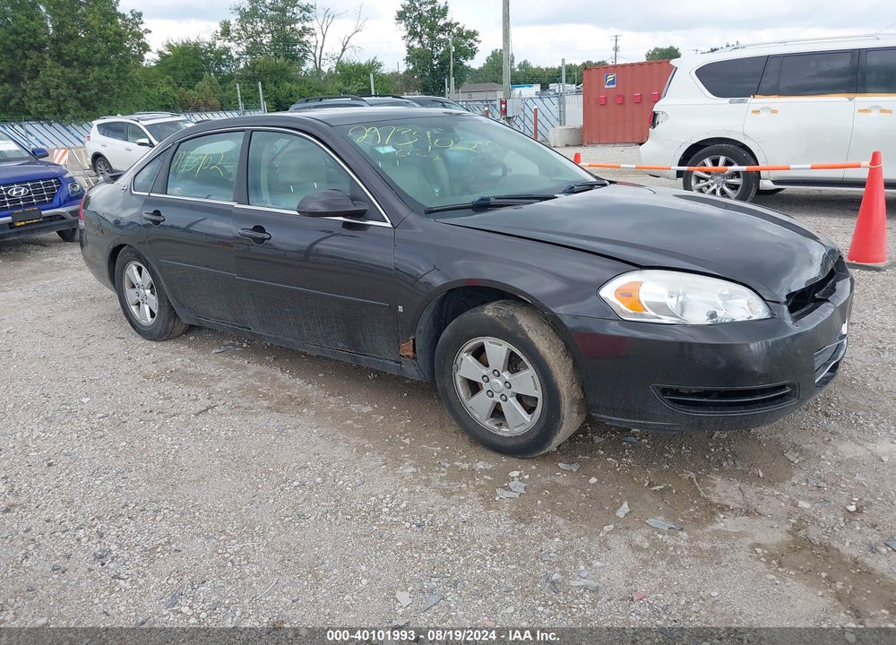 2008 CHEVROLET IMPALA LT VIN: 2G1WT58K781211273