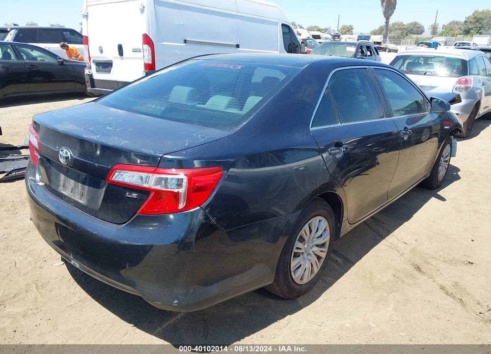 2012 TOYOTA CAMRY LE VIN: 4T1BF1FK4CU021979
