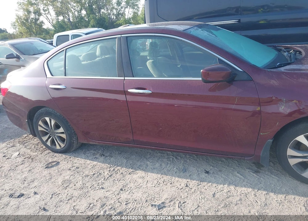 2013 HONDA ACCORD LX VIN: 1HGCR2F32DA081956