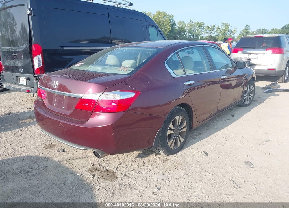 2013 HONDA ACCORD LX VIN: 1HGCR2F32DA081956
