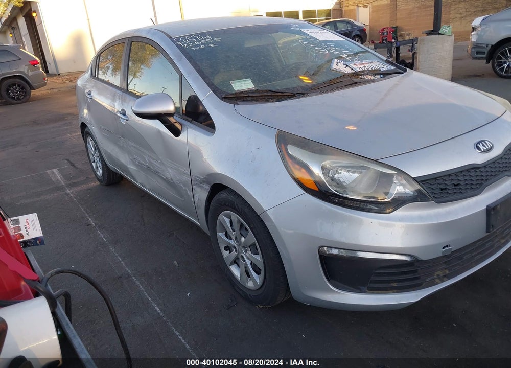 2016 KIA RIO LX VIN: KNADM4A35G6634124