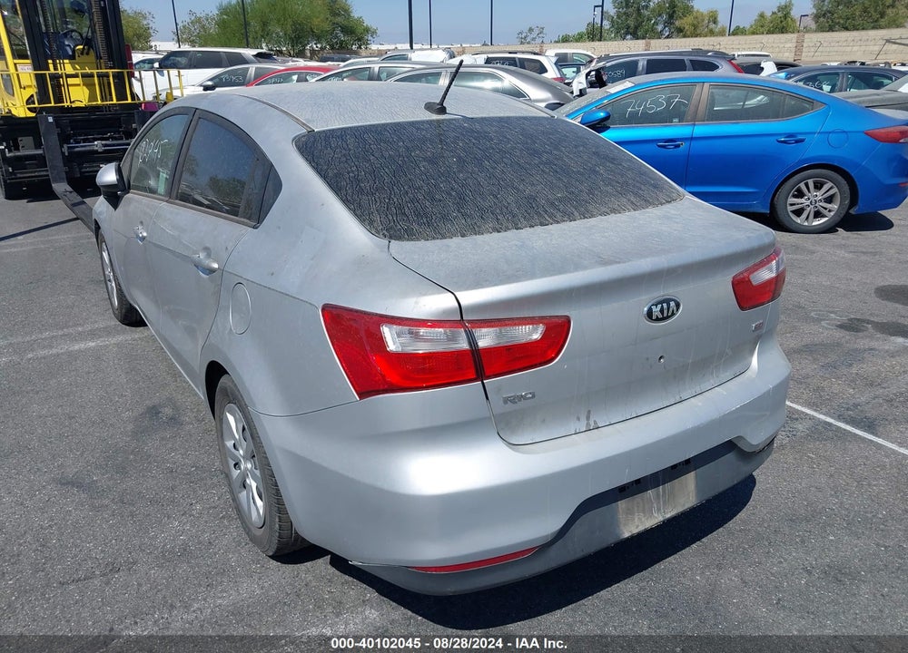 2016 KIA RIO LX VIN: KNADM4A35G6634124