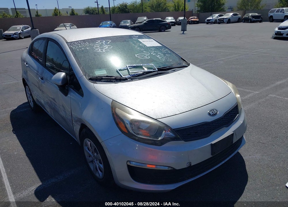 2016 KIA RIO LX VIN: KNADM4A35G6634124
