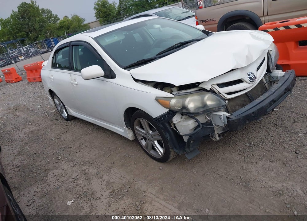 2013 TOYOTA COROLLA S VIN: 2T1BU4EE5DC990230