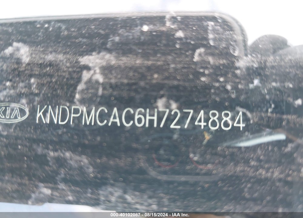 2017 KIA SPORTAGE LX VIN: KNDPMCAC6H7274884