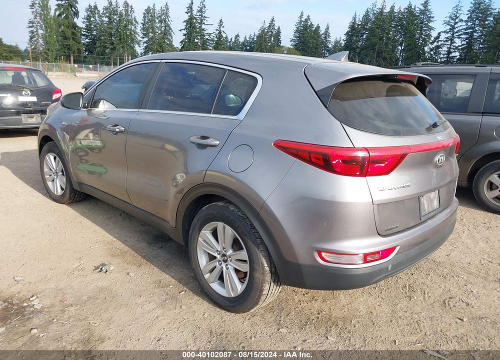2017 KIA SPORTAGE LX VIN: KNDPMCAC6H7274884