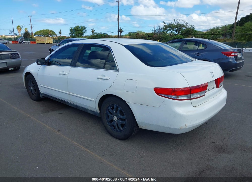 2003 HONDA ACCORD 2.4 LX VIN: 1HGCM56303A032270