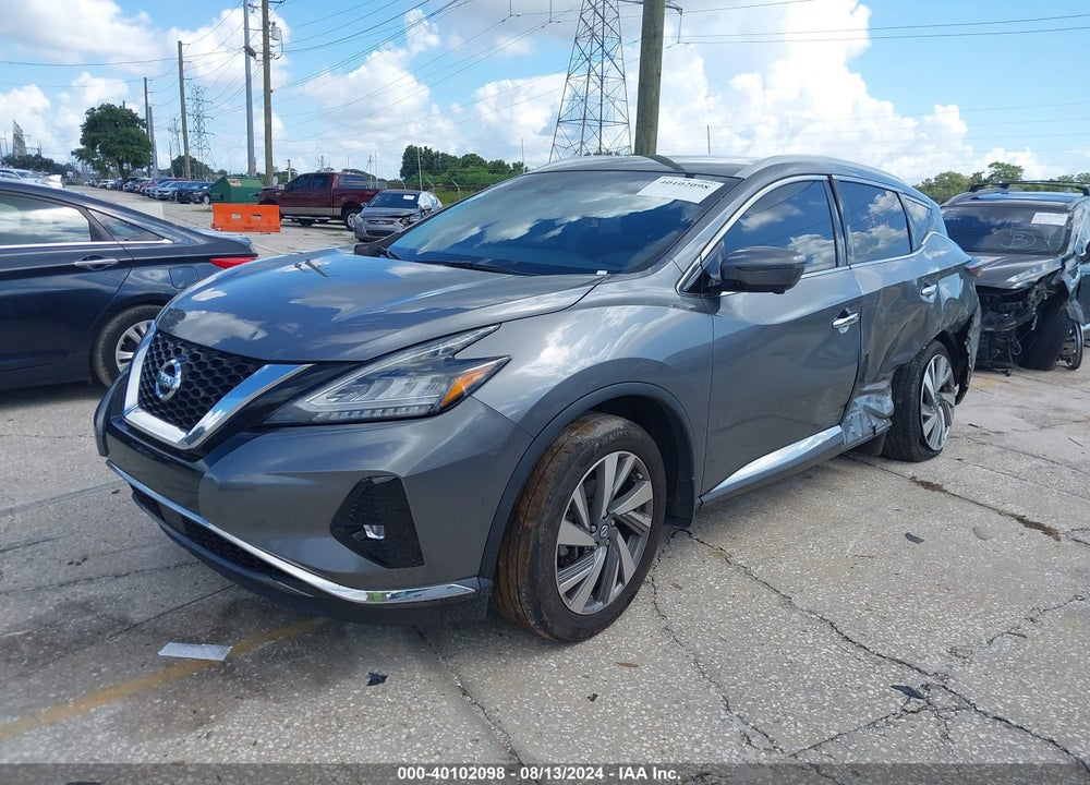 2021 NISSAN MURANO SL FWD VIN: 5N1AZ2CJ5MC103988
