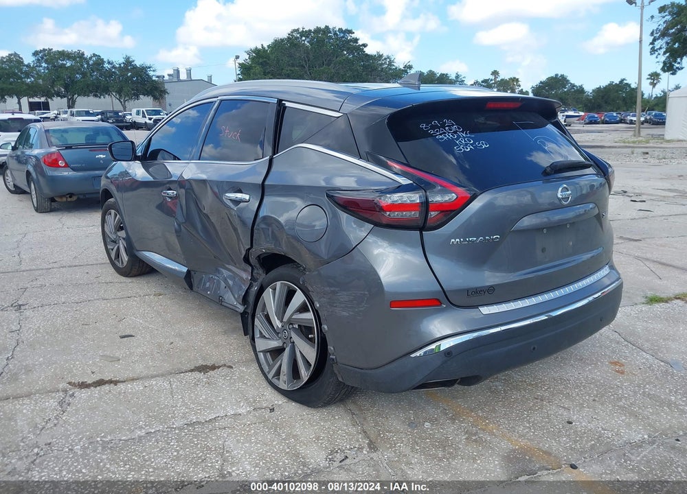 2021 NISSAN MURANO SL FWD VIN: 5N1AZ2CJ5MC103988
