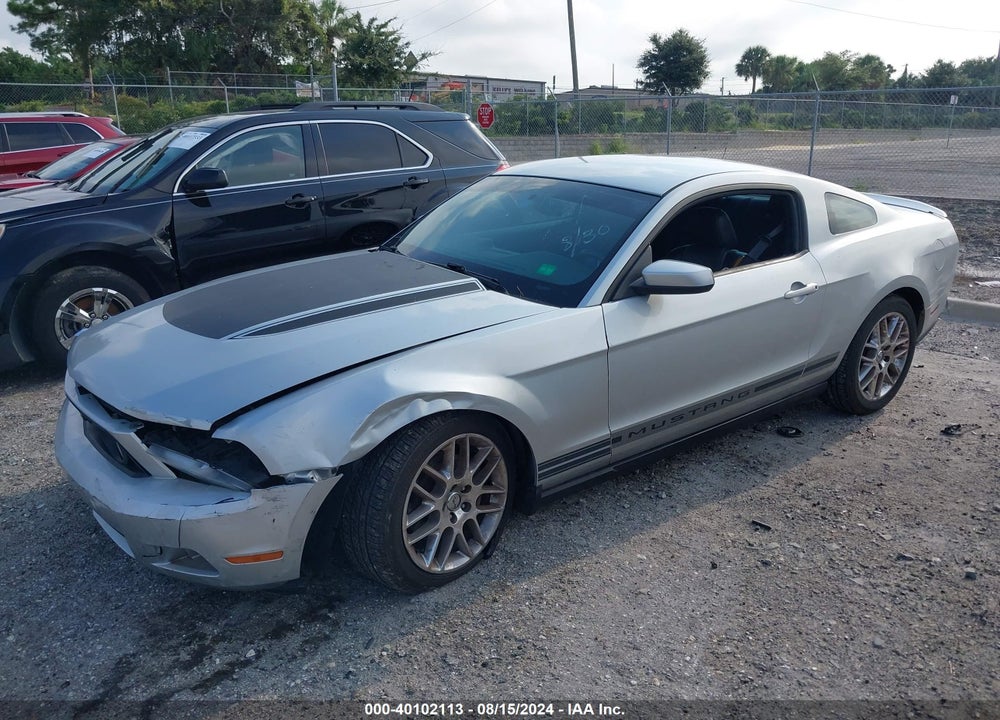 2012 FORD MUSTANG V6 PREMIUM VIN: 1ZVBP8AM3C5226428