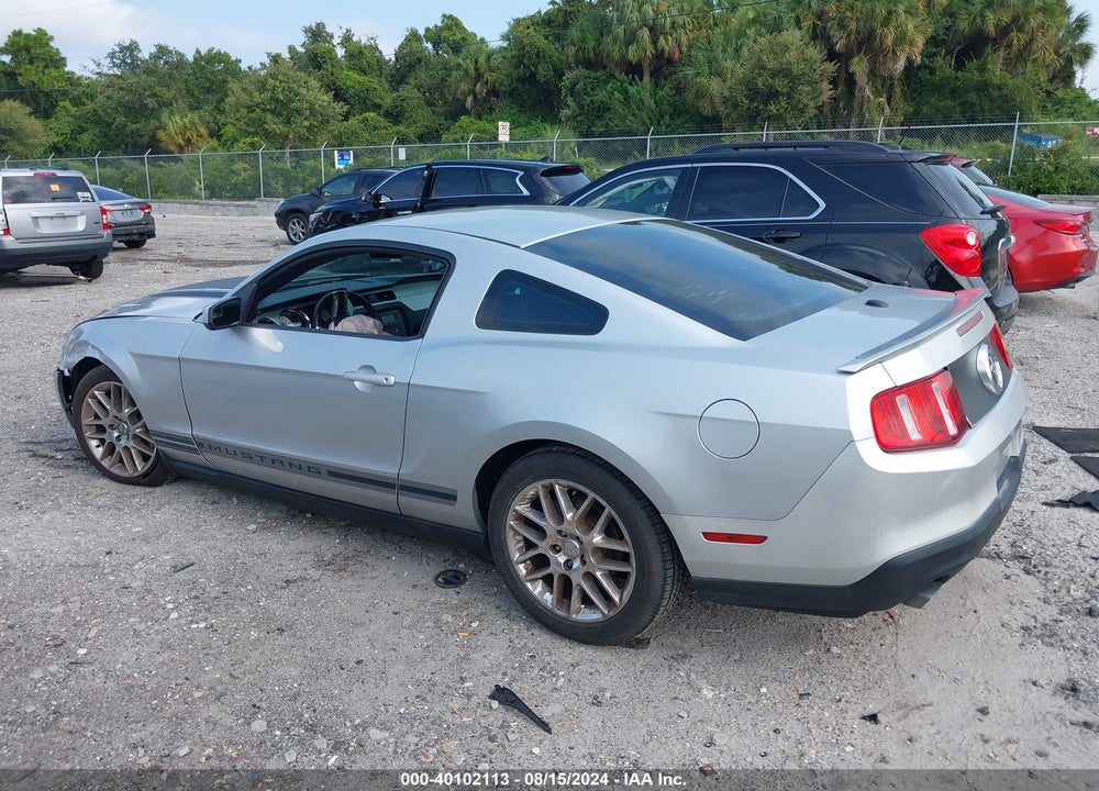 2012 FORD MUSTANG V6 PREMIUM VIN: 1ZVBP8AM3C5226428