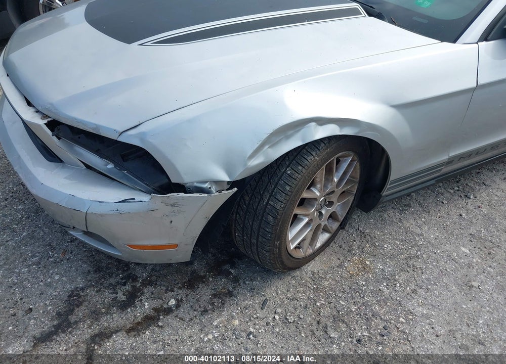 2012 FORD MUSTANG V6 PREMIUM VIN: 1ZVBP8AM3C5226428