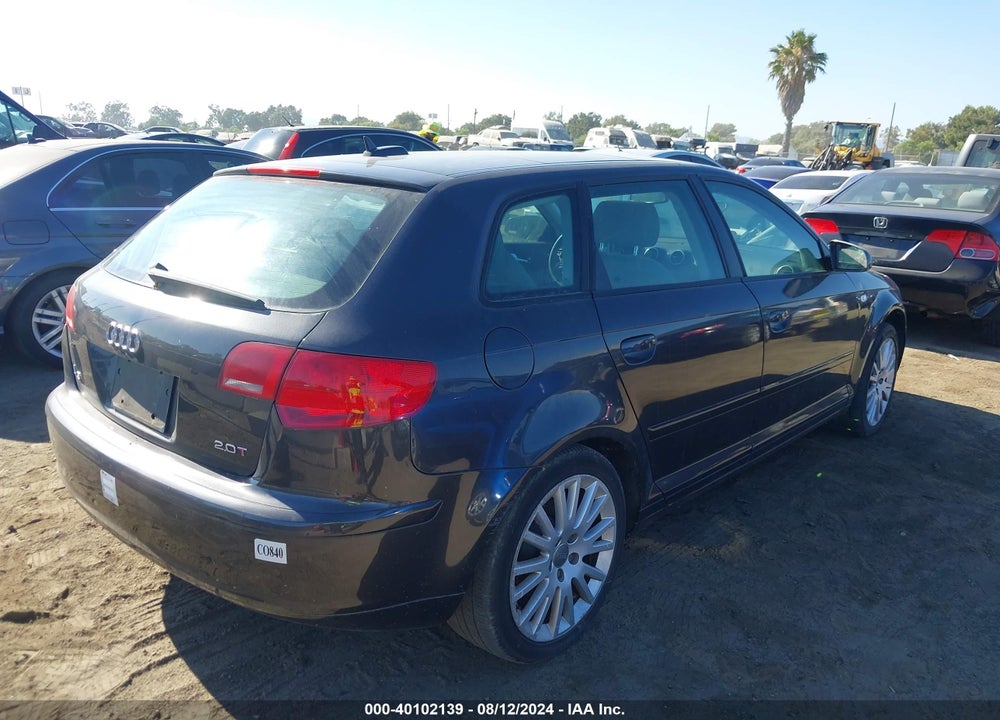 2006 AUDI A3 2.0T VIN: WAUNF98P86A163506