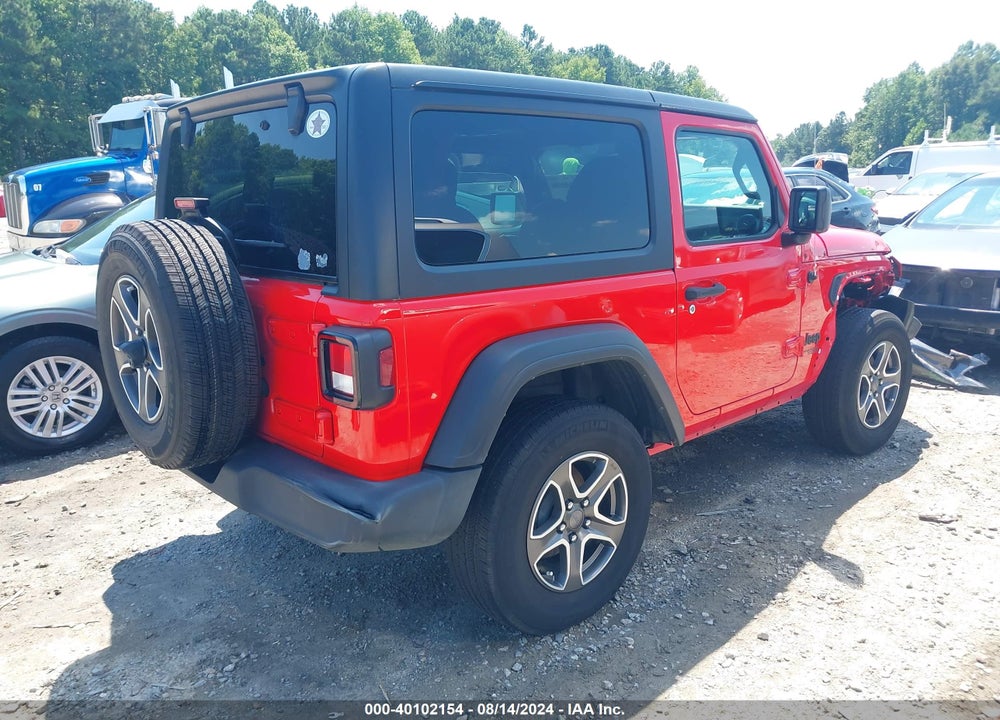 2021 JEEP WRANGLER SPORT S 4X4 VIN: 1C4GJXAN1MW804180