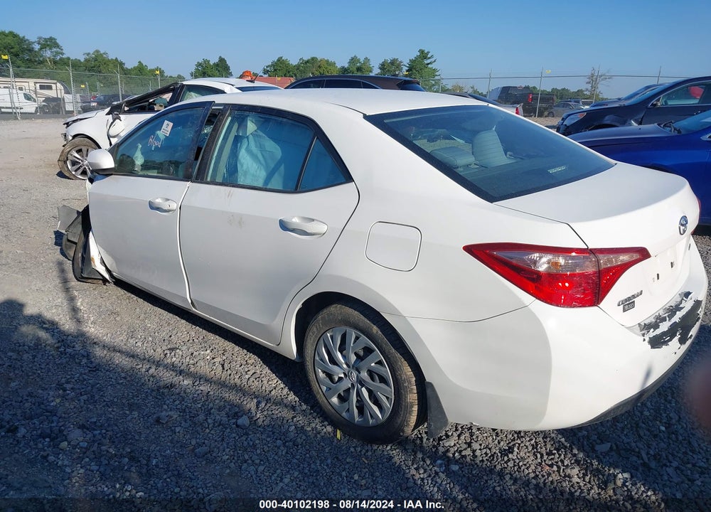 2017 TOYOTA COROLLA LE VIN: 2T1BURHE3HC801508