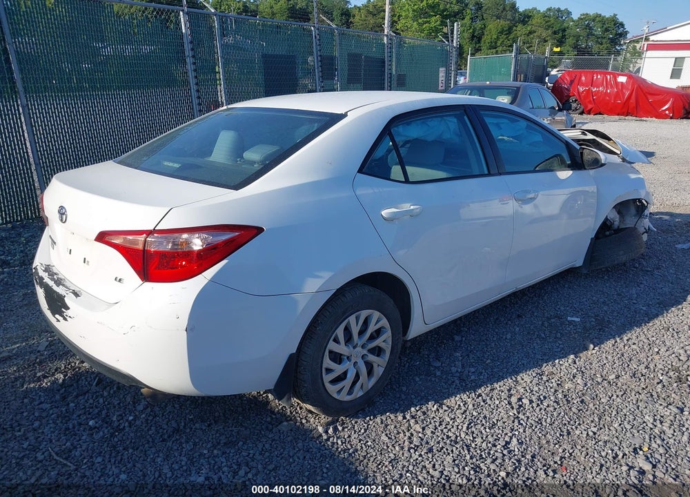 2017 TOYOTA COROLLA LE VIN: 2T1BURHE3HC801508