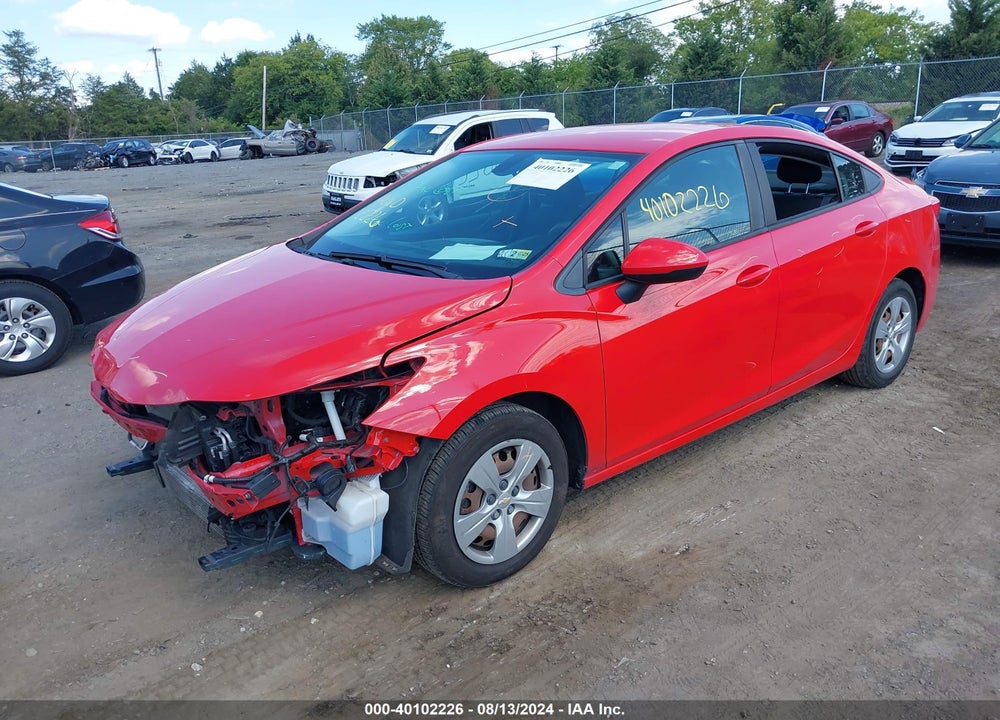 2017 CHEVROLET CRUZE LS AUTO VIN: 1G1BC5SM3H7177313