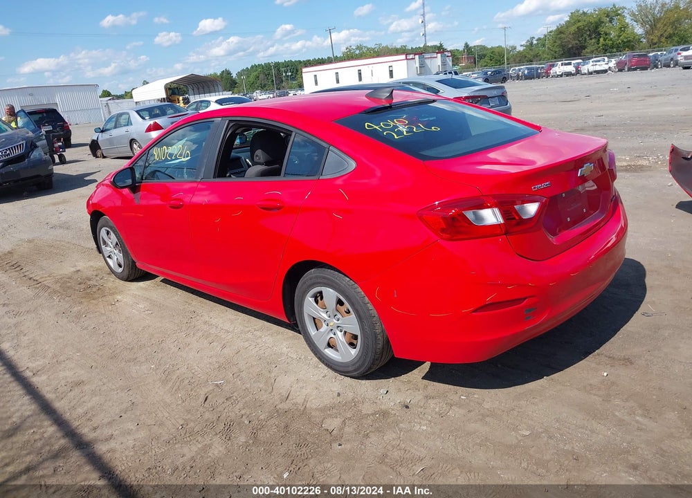 2017 CHEVROLET CRUZE LS AUTO VIN: 1G1BC5SM3H7177313