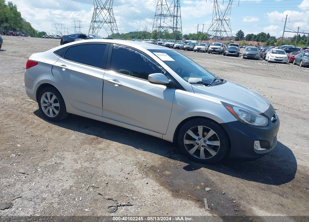 2012 HYUNDAI ACCENT GLS VIN: KMHCU4AE4CU183558