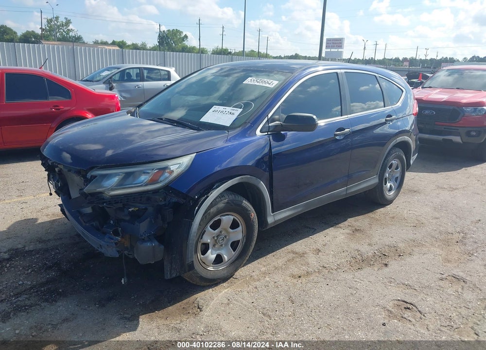 2015 HONDA CR-V LX VIN: 3CZRM3H38FG712010