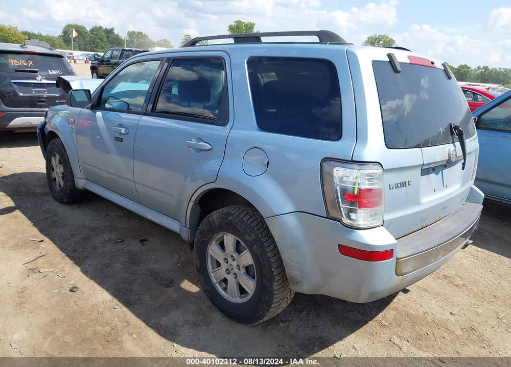 2009 MERCURY MARINER I4 VIN: 4M2CU817X9KJ15180