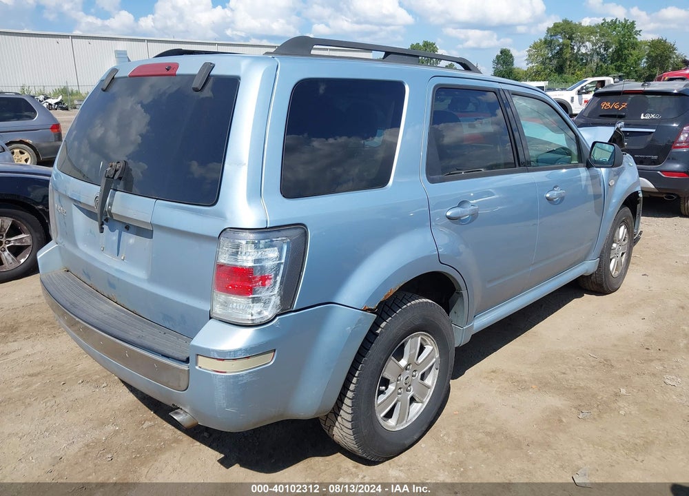 2009 MERCURY MARINER I4 VIN: 4M2CU817X9KJ15180
