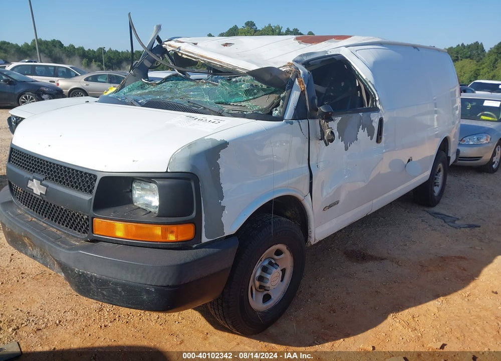 2006 CHEVROLET EXPRESS WORK VAN VIN: 1GCGG25V261221306