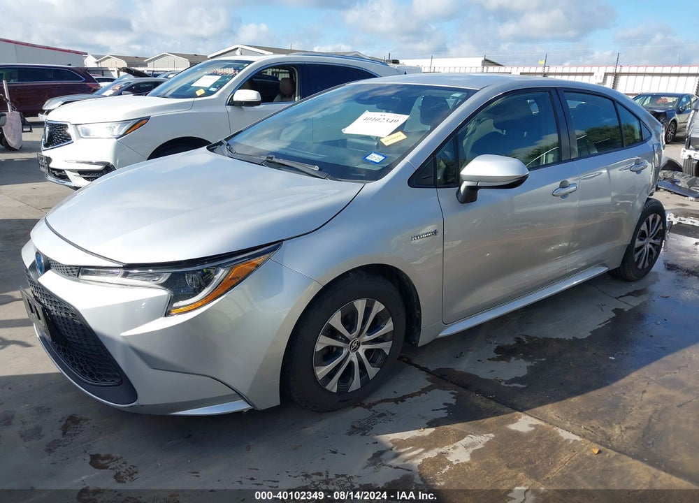 2021 TOYOTA COROLLA HYBRID LE VIN: JTDEAMDE6MJ006465