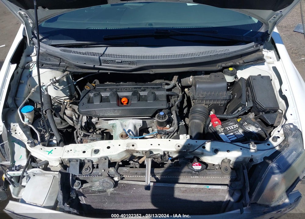 2012 HONDA CIVIC VIN: 2HGFB2F62CH552046