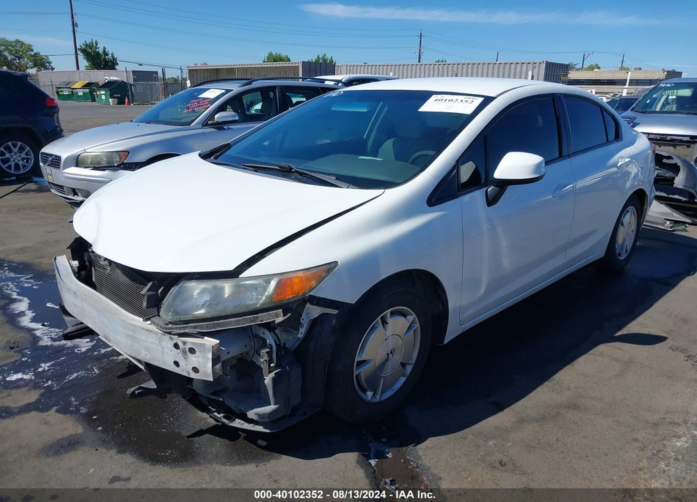 2012 HONDA CIVIC VIN: 2HGFB2F62CH552046