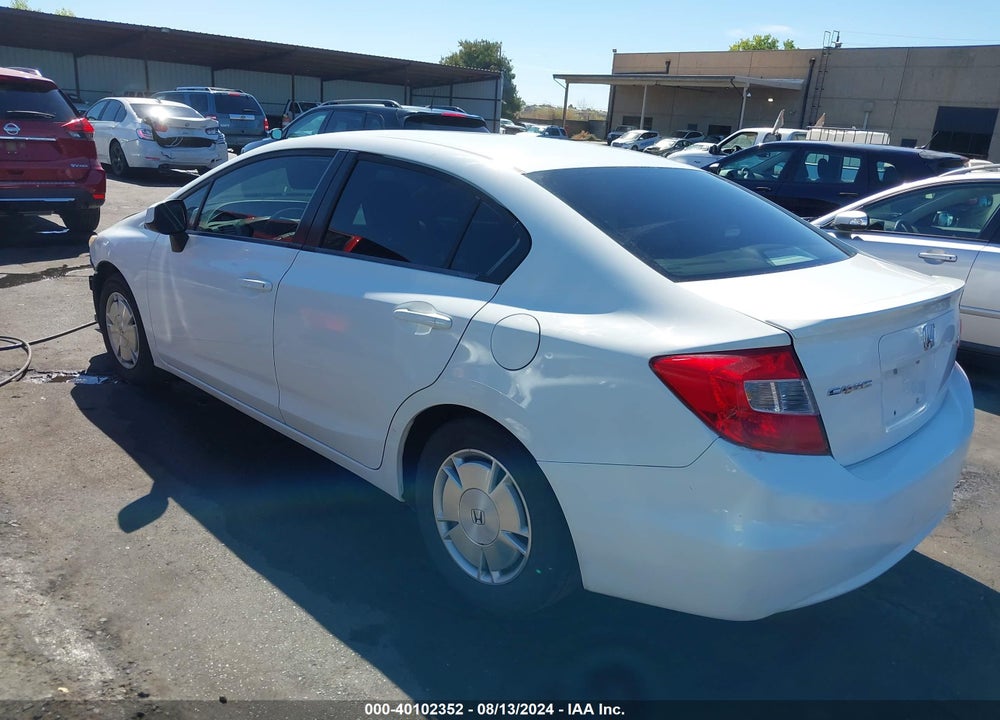 2012 HONDA CIVIC VIN: 2HGFB2F62CH552046