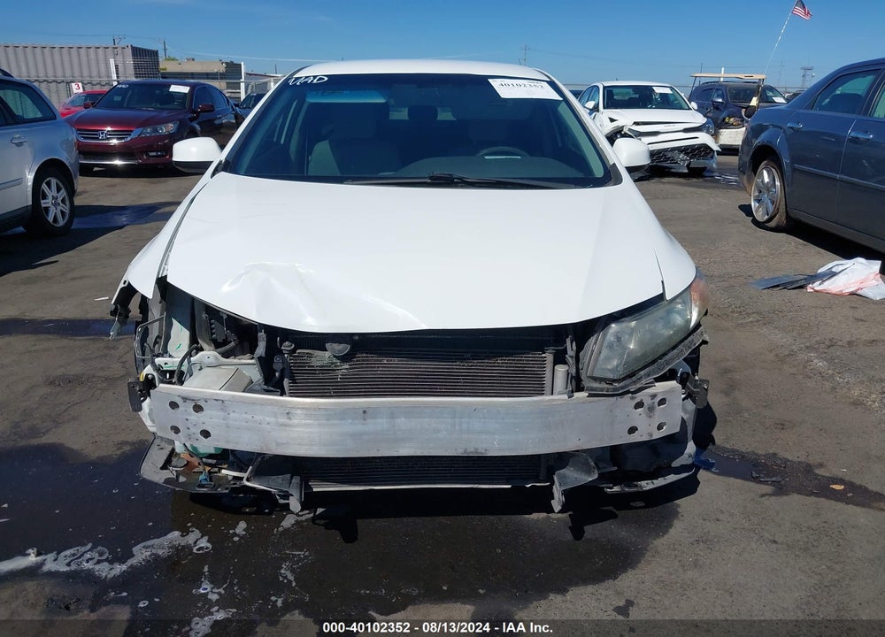 2012 HONDA CIVIC VIN: 2HGFB2F62CH552046