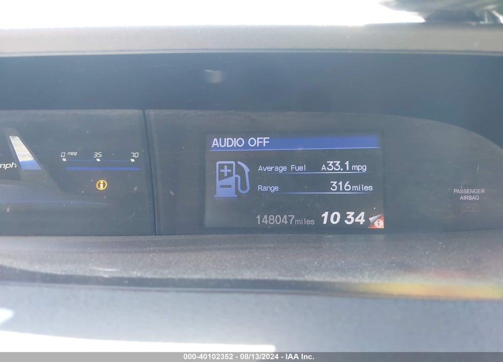 2012 HONDA CIVIC VIN: 2HGFB2F62CH552046