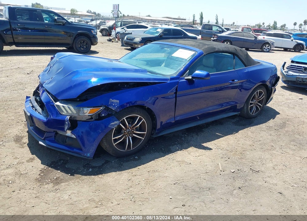 2016 FORD MUSTANG ECOBOOST PREMIUM VIN: 1FATP8UH8G5280437