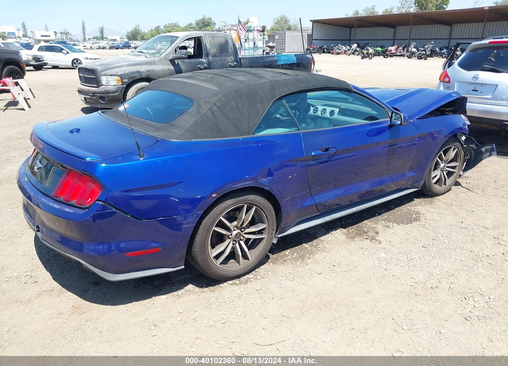 2016 FORD MUSTANG ECOBOOST PREMIUM VIN: 1FATP8UH8G5280437