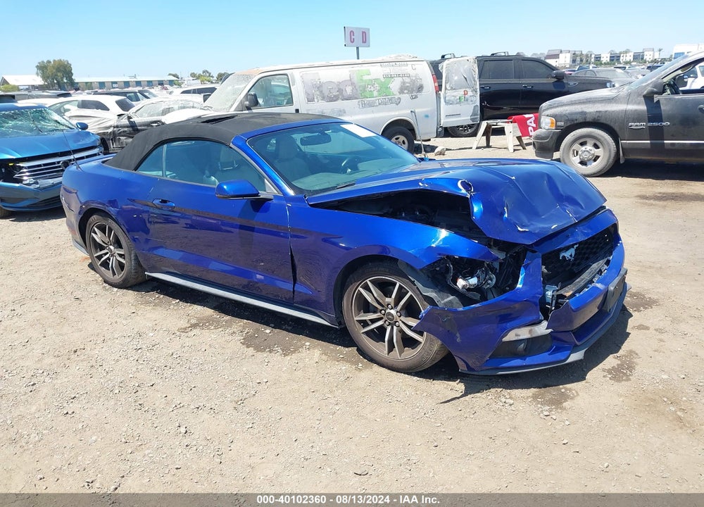 2016 FORD MUSTANG ECOBOOST PREMIUM VIN: 1FATP8UH8G5280437