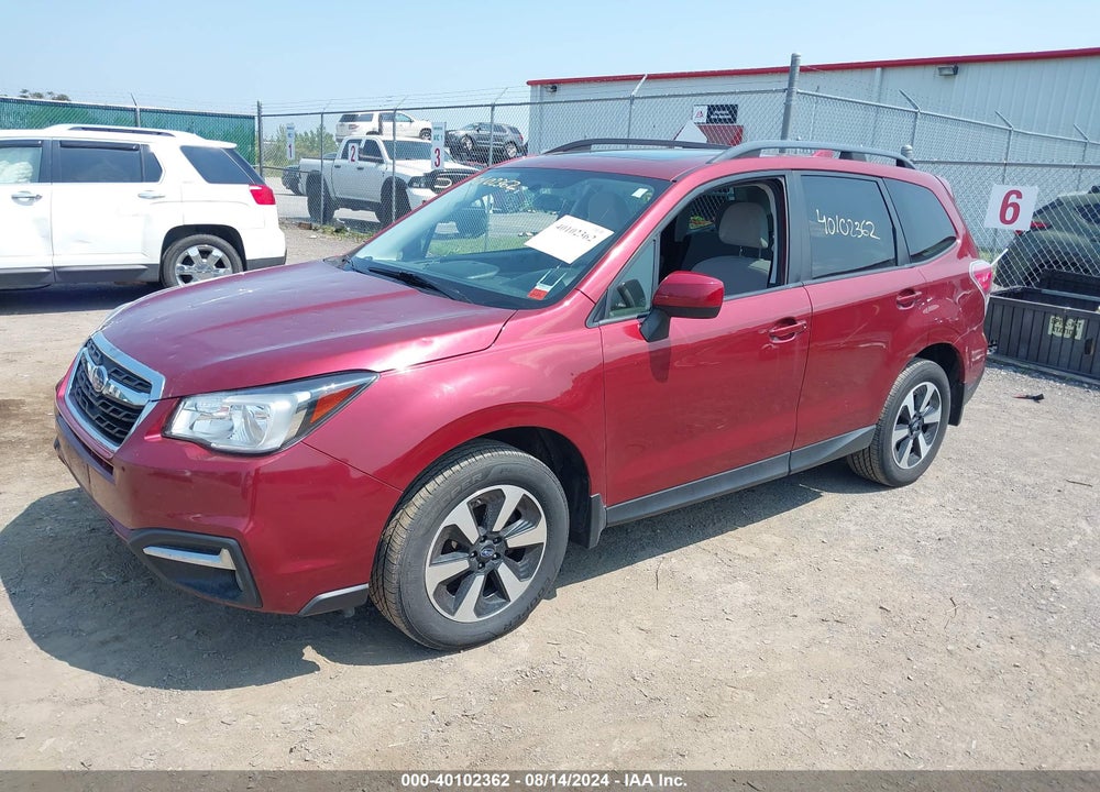 2018 SUBARU FORESTER 2.5I PREMIUM VIN: JF2SJAEC1JG410525