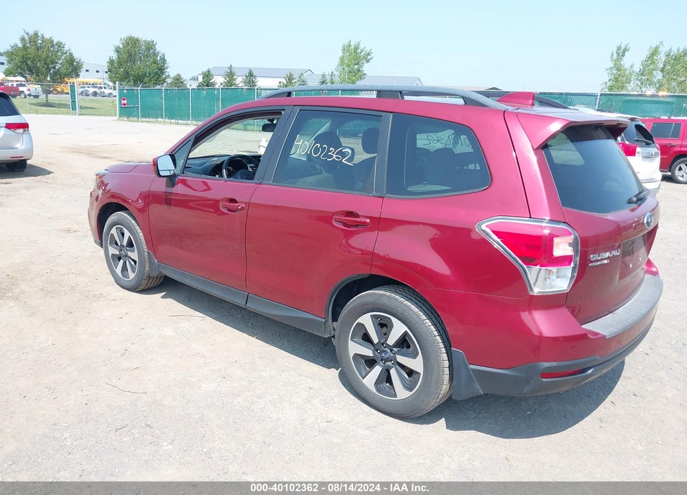 2018 SUBARU FORESTER 2.5I PREMIUM VIN: JF2SJAEC1JG410525