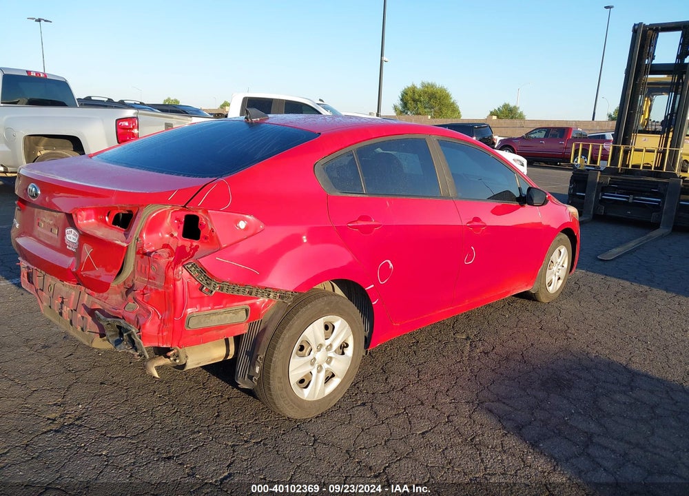 2016 KIA FORTE LX VIN: KNAFK4A62G5579632