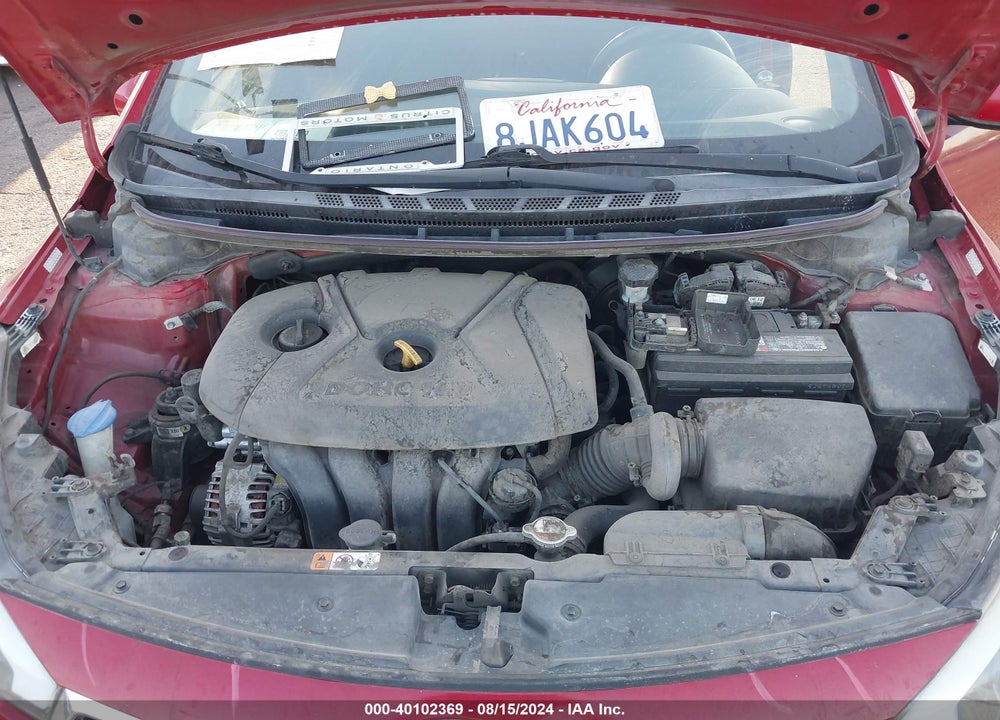 2016 KIA FORTE LX VIN: KNAFK4A62G5579632