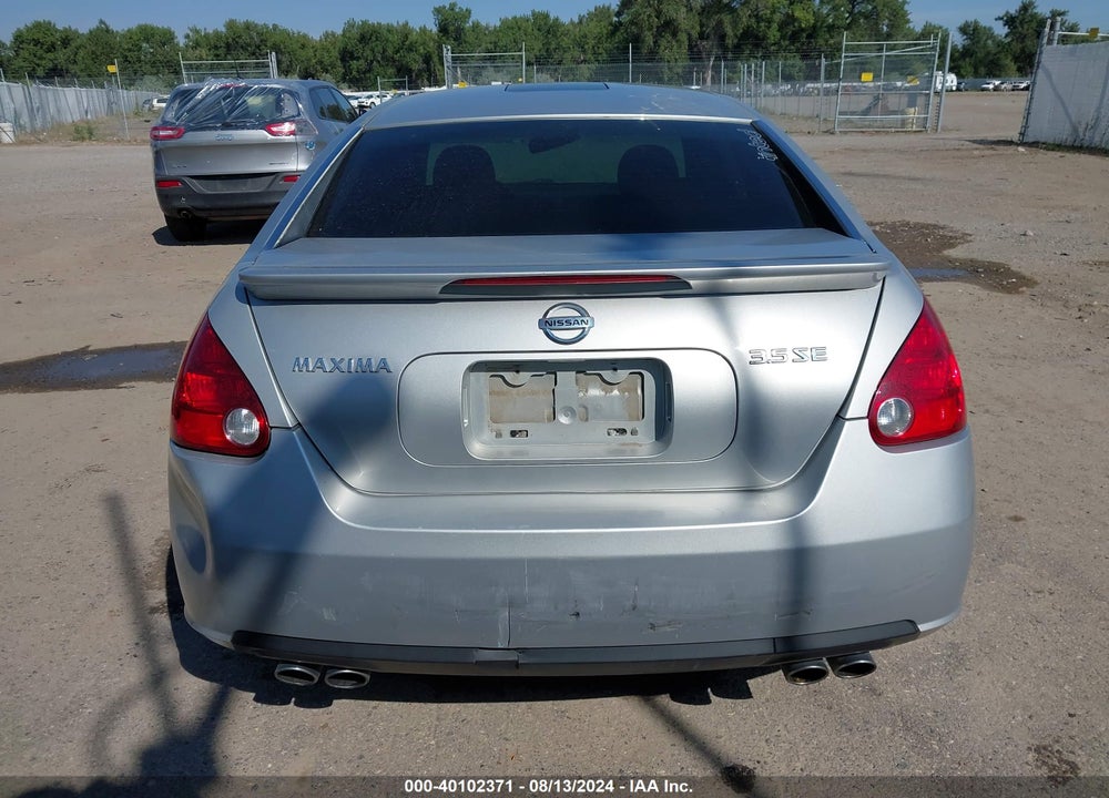 2007 NISSAN MAXIMA 3.5 SE VIN: 1N4BA41E87C822809