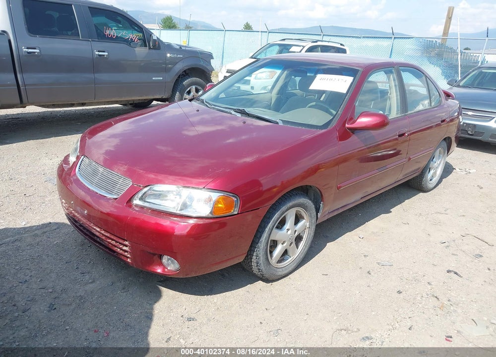 2002 NISSAN SENTRA GXE VIN: 3N1CB51D82L678753