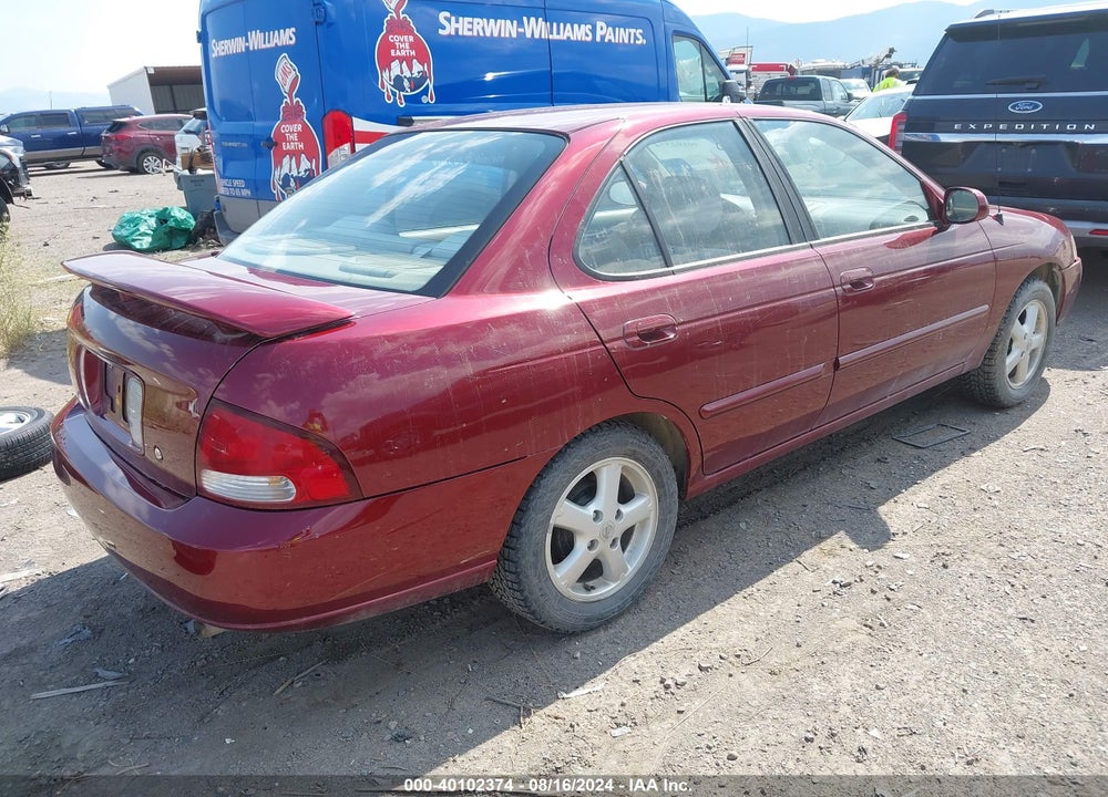 2002 NISSAN SENTRA GXE VIN: 3N1CB51D82L678753