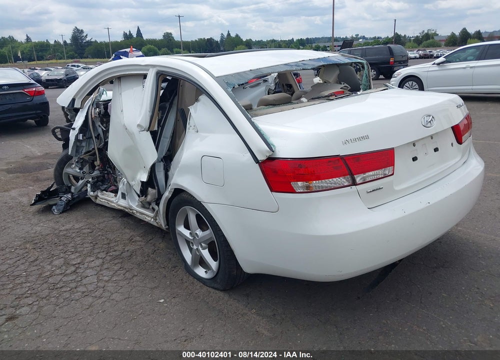 2008 HYUNDAI SONATA LIMITED/SE VIN: 5NPEU46CX8H331461