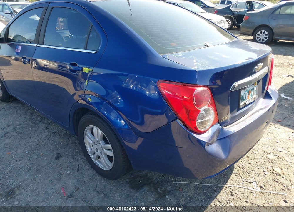 2013 CHEVROLET SONIC LT AUTO VIN: 1G1JC5SH9D4144715