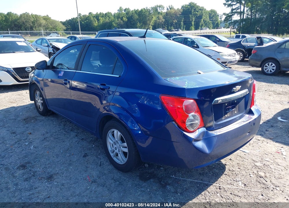 2013 CHEVROLET SONIC LT AUTO VIN: 1G1JC5SH9D4144715