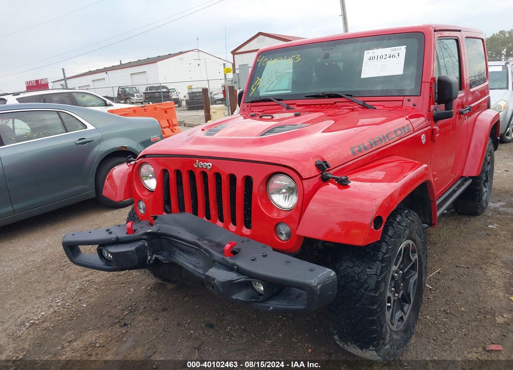 2014 ANGLER JEEP WR RUBICON X VIN: 1C4BJWCG7EL274240