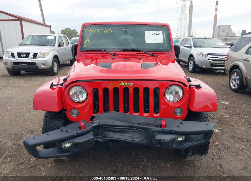2014 ANGLER JEEP WR RUBICON X VIN: 1C4BJWCG7EL274240