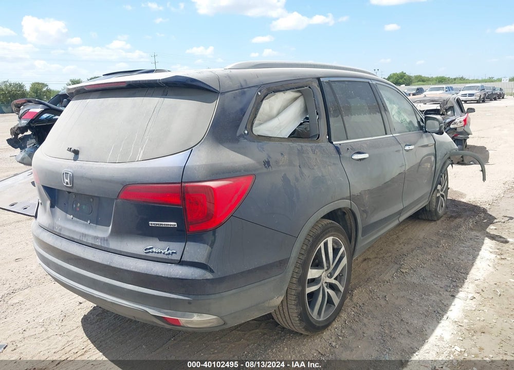 2017 HONDA PILOT TOURING VIN: 5FNYF5H93HB014800